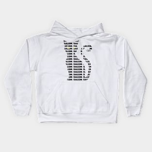 Salem Cat design Kids Hoodie